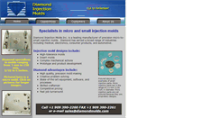 Desktop Screenshot of diamondmolds.com